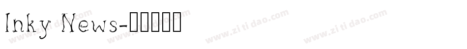 Inky News字体转换